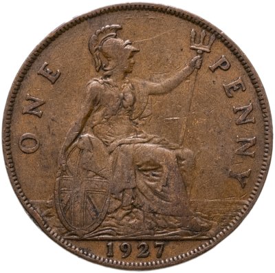 купить Великобритания 1 пенни (penny) 1927