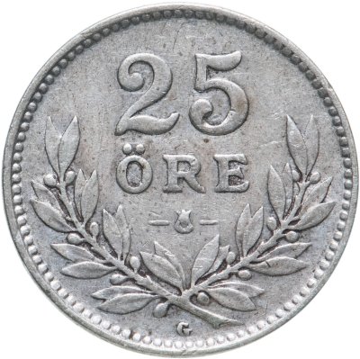купить Швеция 25 эре (ore) 1937
