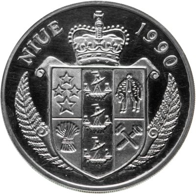 купить Ниуэ 50 долларов 1990 "Чемпионат мира по футболу 1990"