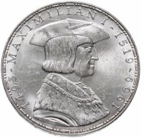 купить Австрия 50 шиллингов (shillings) 1969 "450 лет со дня смерти Максимилиана I"