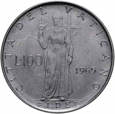 купить Ватикан 100 лир 1963 - 1965