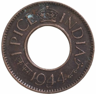 купить Британская Индия 1 пайс 1944
