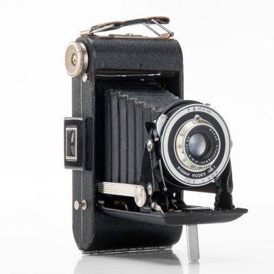 купить Фотоаппарат "Kodak Junior Six-20" (III Series), металл, пластик, стекло, кожа, Kodak, США, 1940-1948 гг.