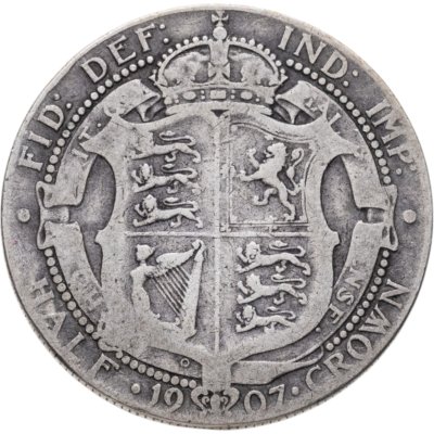 купить Великобритания 1/2 кроны (crown) 1907