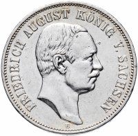 купить Германия (Саксония) 5 марок (mark) 1914
