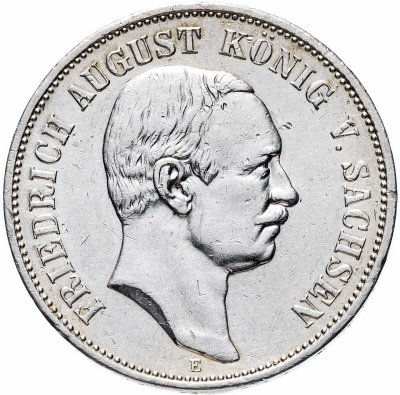 купить Германия (Саксония) 5 марок (mark) 1914