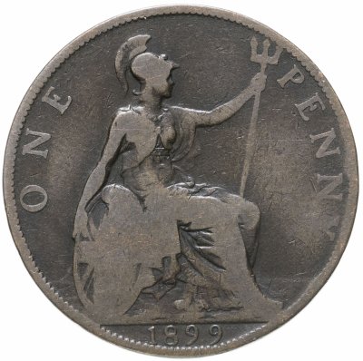 купить Великобритания 1 пенни (penny) 1899