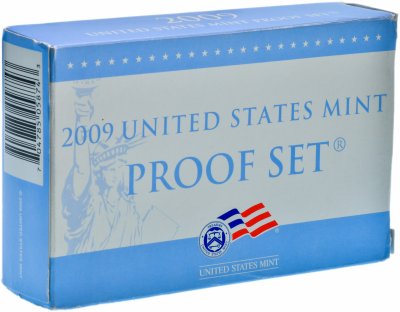купить США полный годовой набор монет proof 2009 (18 монет в официальном буклете)