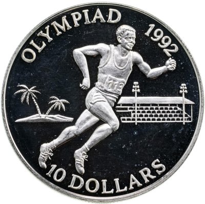 купить Соломоновы Острова 10 долларов 1991 "XXV Летние Олимпийские игры, Барселона 1992 - Бег"