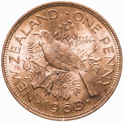 купить Новая Зеландия 1 пенни (penny) 1963