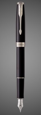 купить Перьевая ручка Parker Sonnet F539, цвет: LaqBlack СT, перо: F, цвет чернил: black, в подарочной упаковке, Лаки и смолы: лак, латунь, 2026 г.