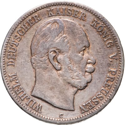 купить Германская Империя, Пруссия 5 марок (mark) 1876
