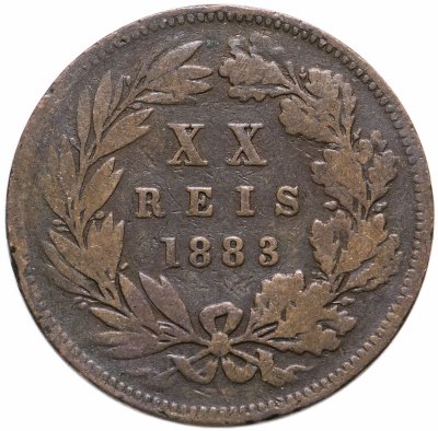 купить Португалия 20 рейс (reis) 1883