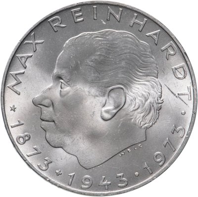 купить Австрия 25 шиллингов (shillings) 1973 100 лет со дня рождения Макса Рейнхардта
