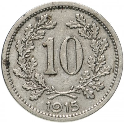 купить Австрия 10 геллеров (heller) 1915