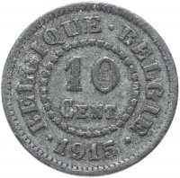 купить Бельгия 10 сантимов (centimes) 1915