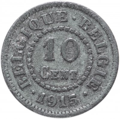 купить Бельгия 10 сантимов (centimes) 1915
