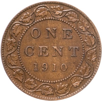 купить Канада 1 цент (cent) 1910
