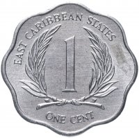 купить Восточные Карибы 1 цент (cent) 1981-2001