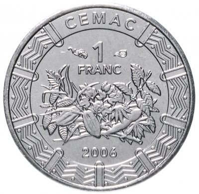 купить Центральная Африка (BEAC) 1 франк (franc) 2006