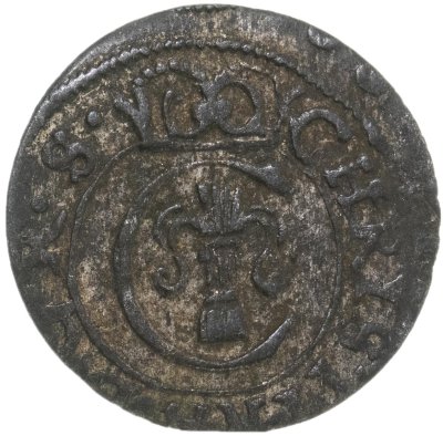 купить Ливонский орден 1 солид 1634-1654 (период правления королевы Кристины) случайный год