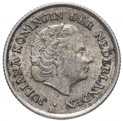 купить Нидерландские Антильские острова 1/10 гульдена (gulden) 1960
