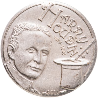 купить Палау 2 доллара 2011 "Гарри Гудини. Магическая коробка"