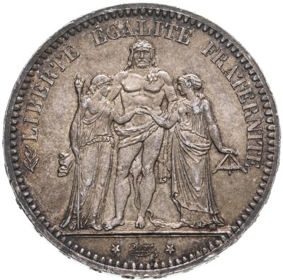 купить Франция 5 франков 1873