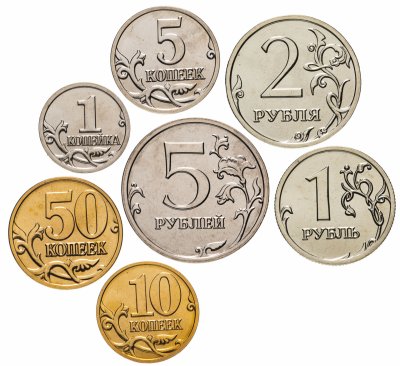 купить Набор монет Банка России 2008 ММД (7 штук)