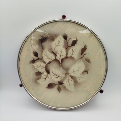 купить Поднос круглой формы "Яблоки" (вращающийся), фаянс, аэрография, сплав металлов, фаянс, аэрография, сплав металлов, Западная Европа, 1930-1950 гг.