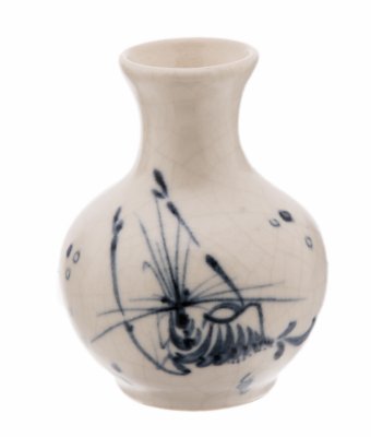 купить Вазочка миниатюрная "Рак", фарфор, роспись, Азия, 1970-1990 гг.