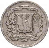 Купить Доминикана 10 сентаво 1975