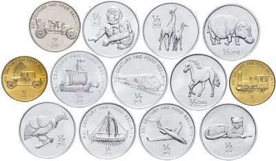 купить Северная Корея набор монет 2002 (13 штук) животные, техника