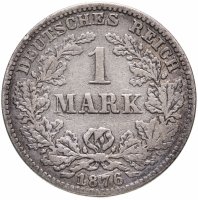 купить Германия 1 марка 1876 C знак монетного двора: "C" - Франкфурт-на-Майне