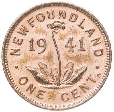 купить Ньюфаундленд 1 цент (cent) 1941