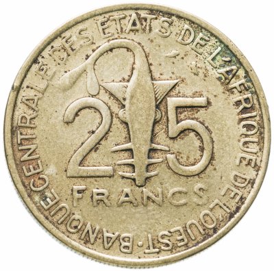 купить Западная Африка (BCEAO) 25 франков (francs) 1971