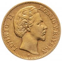 купить Германия (Империя) 10 марок (mark) 1872