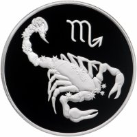 купить 3 рубля 2003 ММД Proof "Знаки зодиака - Скорпион"