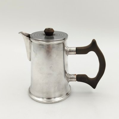 купить Кофейник с откидной крышкой, мНЦ (медь-никель-цинк), полимерный материал, Кольчугинский завод цветных металлов, СССР, 1950-1980 гг.