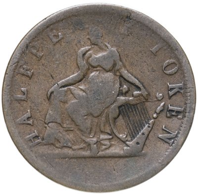 купить Ирландия 1/2 пенни 1820