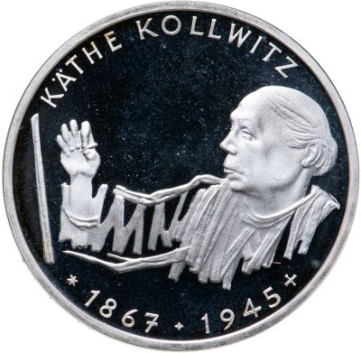 купить Германия 10 марок 1992 "125 лет со дня рождения Кете Кольвиц"