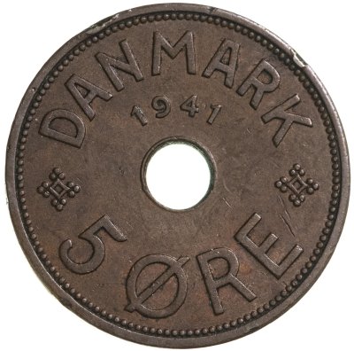 купить Фарерские острова 5 эре (ore) 1941