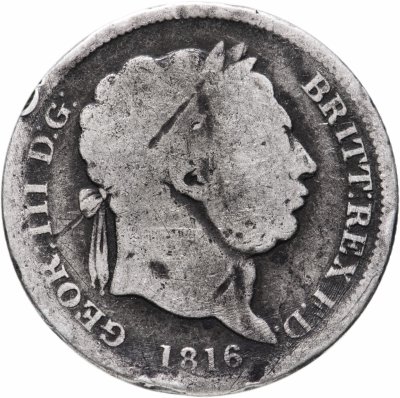 купить Великобритания 1 шиллинг 1816 Георг III