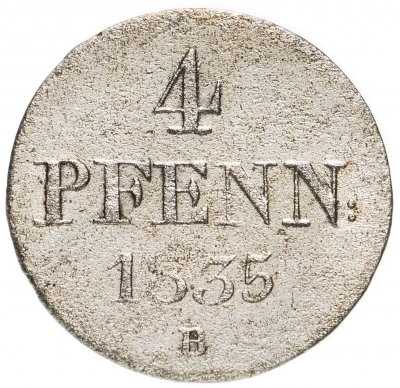 купить Германия (Ганновер) 4 пфеннига 1835