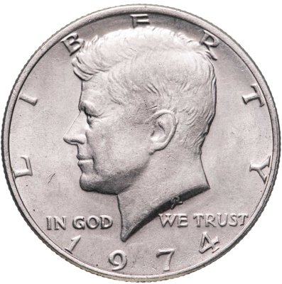купить США 50 центов (1/2 доллара, half dollar) 1974 "Kennedy Half Dollar (Кеннеди)"