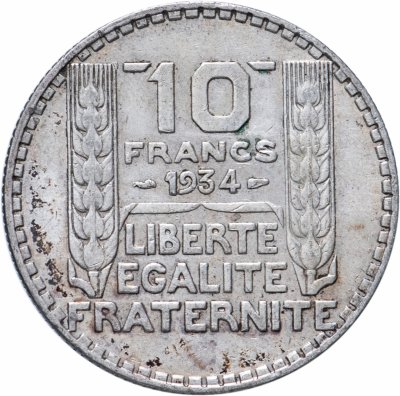 купить Франция 10 франков (francs) 1934