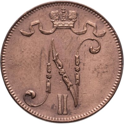 купить 5 пенни (pennia) 1915 Российская Финляндия