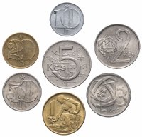 купить Чехословакия набор монет 1961-1990 (7 штук)