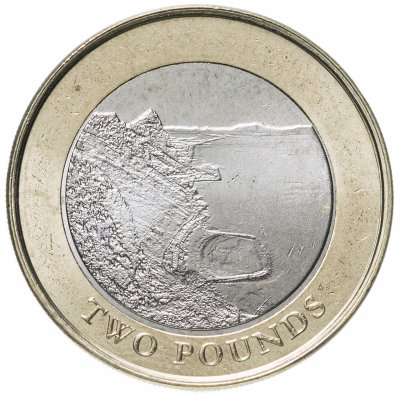 купить Гибралтар 2 фунта (pounds) 2020