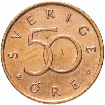 купить Швеция 50 эре 1992-2007 гг.